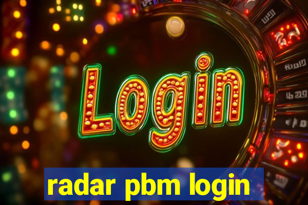 radar pbm login